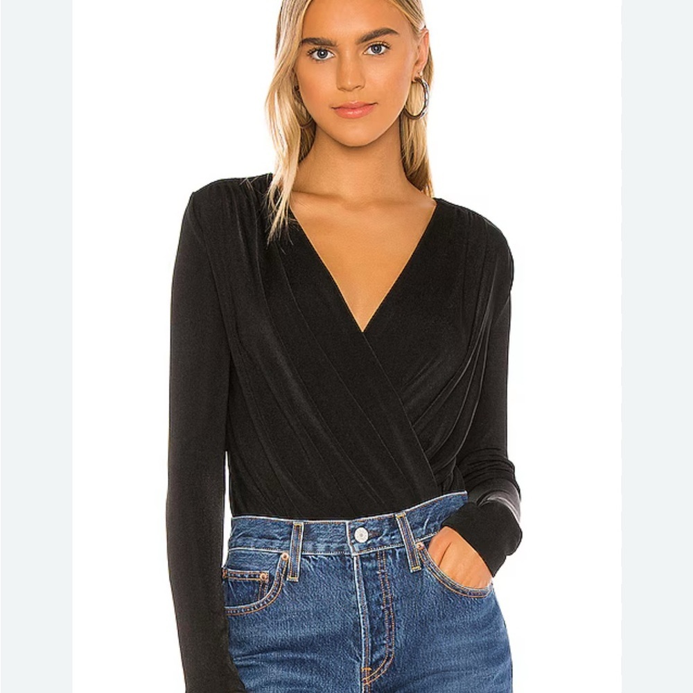 Intimately by Free People | Black V-Neck Bodysuit | Sz S